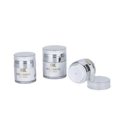 Σκίνο εκτύπωση Κωσμετικό δοχείο 15ml 30ml 50ml για κρέμα ακρυλική καλλυντική συσκευασία