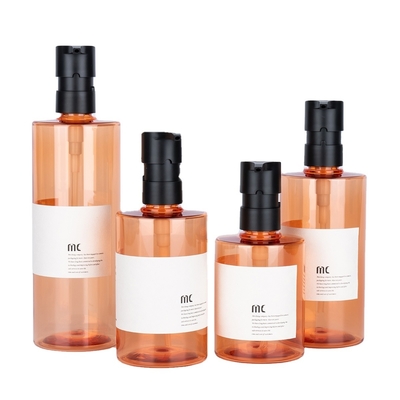 200 ml 250 ml 300 ml 400 ml μπουκάλι σαμπουάν PET PP με ψεκαστήρα αντλίας και οθόνη εκτύπωσης