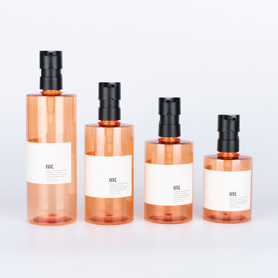 200 ml 250 ml 300 ml 400 ml μπουκάλι σαμπουάν PET PP με ψεκαστήρα αντλίας και οθόνη εκτύπωσης