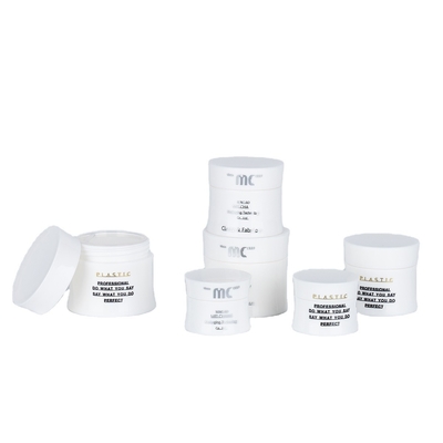 Πλαστικό κάλυμμα 15ml 30ml 50ml Πολυκατασκευαστικά δοχεία για προϊόντα ομορφιάς Κρέμα βάζο συσκευασία