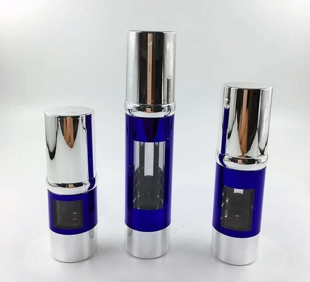 15 ml 30 ml 50 ml φιάλη αέρα χωρίς αντλία σε οποιοδήποτε χρώμα για συσκευασία καλλυντικών