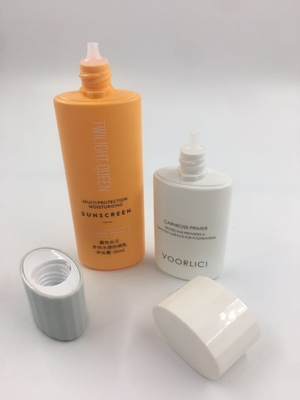 Αποδεκτό Λογότυπο Πελάτη 30 ml 50 ml HDPE μαλακό πλαστικό κενό ηλιακό κρέμα