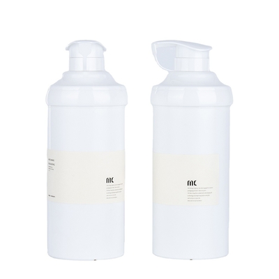 Υλικό PP 16oz 500ml Στρογγυλό σχήμα πλαστική αντλία λοσιόν μπουκάλι για μεγάλο airless μπουκάλι