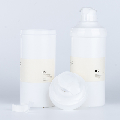 Υλικό PP 16oz 500ml Στρογγυλό σχήμα πλαστική αντλία λοσιόν μπουκάλι για μεγάλο airless μπουκάλι