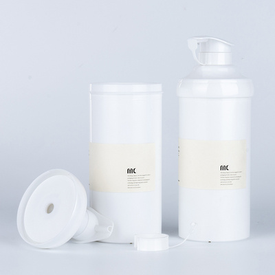 Υλικό PP 16oz 500ml Στρογγυλό σχήμα πλαστική αντλία λοσιόν μπουκάλι για μεγάλο airless μπουκάλι