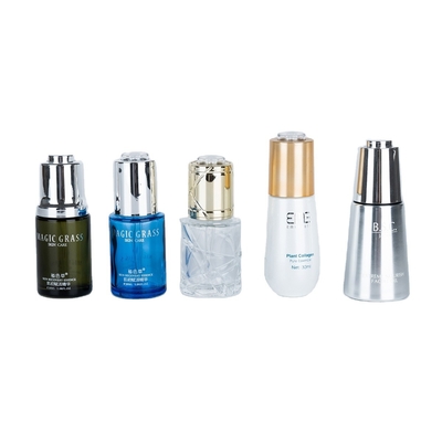 30 ml γυάλινο μπουκάλι περιστρεφόμενης σταγόνας για ορό σαμπουάν και ουσία σε μεγάλη χωρητικότητα