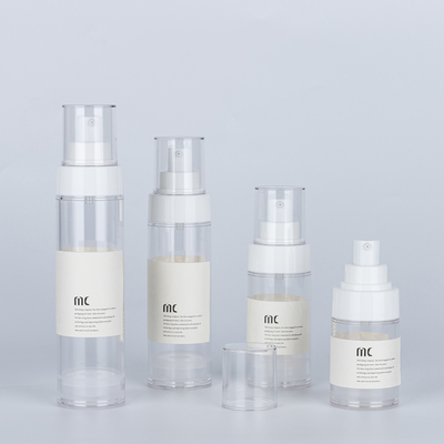 30ml 50ml 80ml 100ml Μπουκάλι Λοσιόν Χωρίς Αέρα με Πυροβόλο Ψεκαστήρα και Καρτόνι