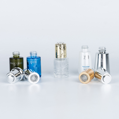 30 ml γυάλινο μπουκάλι περιστρεφόμενης σταγόνας για ορό σαμπουάν και ουσία σε μεγάλη χωρητικότητα