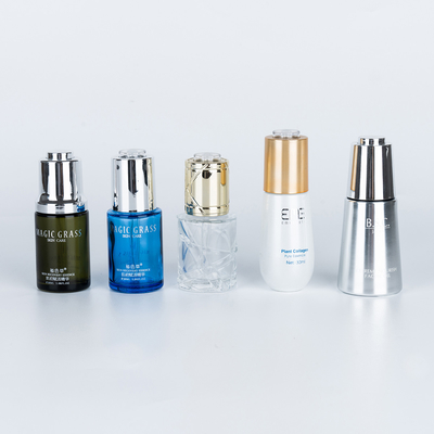 30 ml γυάλινο μπουκάλι περιστρεφόμενης σταγόνας για ορό σαμπουάν και ουσία σε μεγάλη χωρητικότητα