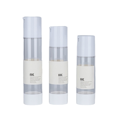 10ml 15ml 20ml 30ml 50ml 80ml 100ml 120ml πλαστική φιάλη αντλίας χωρίς αέρα AS για φροντίδα του δέρματος