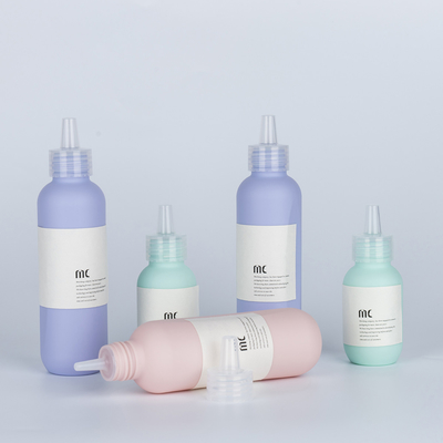 60ml 80ml 100ml 120ml 150ml HDPE μπουκάλι σταγονιδιακής συσκευής πίεσης για φροντίδα μαλλιών και λοσιόν σώματος