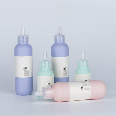 60ml 80ml 100ml 120ml 150ml HDPE μπουκάλι σταγονιδιακής συσκευής πίεσης για φροντίδα μαλλιών και λοσιόν σώματος