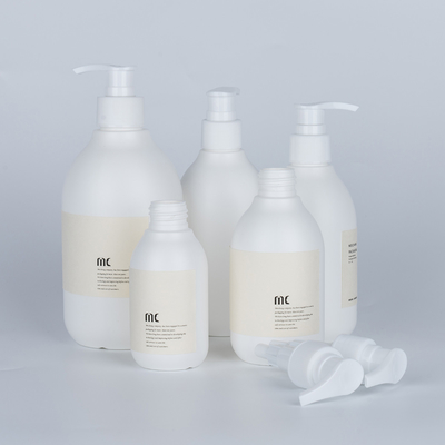Σκίνο εκτύπωση 100ML 200ML 250ML 300ML 500ML Στρογγυλό πλαστικό μπουκάλι σαμπουάν PE μπουκάλι πλύσης χεριών