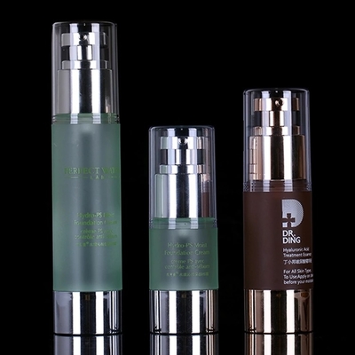 Οικονομικό προσαρμοσμένο σχεδιασμό 30ml μπουκάλι χωρίς αντλία για κρέμα ματιών και πλαστικό υλικό