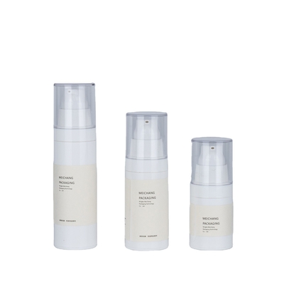 15ML 30ML 50ML Διαφανές μπουκάλι αντλίας λοσιόν χωρίς αέρα με σφραγισμό