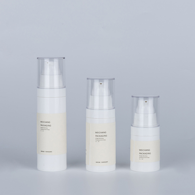 15ML 30ML 50ML Διαφανές μπουκάλι αντλίας λοσιόν χωρίς αέρα με σφραγισμό