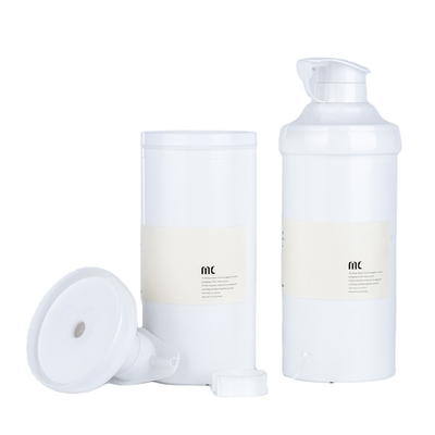 500 ml Στρογγυλό σχήμα πλαστική αντλία λοσιόν μπουκάλι αέρα χωρίς μπουκάλι καινοτόμο αέρα χωρίς σχεδιασμό