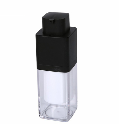 20 ml 30 ml 50 ml Ακρυλική μπουκάλι λοσιόν χωρίς αέρα με αντλία χωρίς αέρα και οθόνη εκτύπωσης