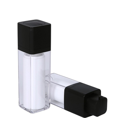 20 ml 30 ml 50 ml Ακρυλική μπουκάλι λοσιόν χωρίς αέρα με αντλία χωρίς αέρα και οθόνη εκτύπωσης